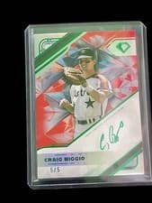 2025 Topps Diamond Icons White PolychromatINK Autographs Craig Biggio #WPA-CB card