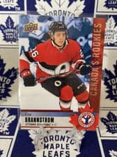 Erik Brannstrom 2020 Upper Deck National Hockey Card Day Canada card