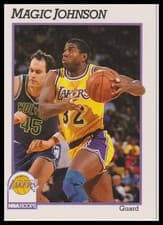 Magic Johnson 1991-92 Hoops Base Set card