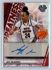 2025-26 Bowman University Best Greatness Awaits Autographs Ayla McDowell #GA-AC card