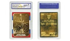Michael Jordan 1998 Fleer 23KT Gold card