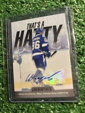 2024-25 Upper Deck Credentials That's a Hatty Nikita Kucherov #TH-NK card