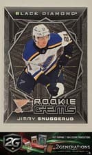 2025-26 Upper Deck Black Diamond Rookie Gems Jimmy Snuggerud #RG-JS card