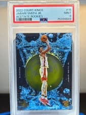 Jabari Smith Jr. 2022 Panini Court Kings Acetate Rookies card