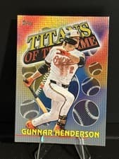 2026 Topps Titans of the Game Gunnar Henderson #TOG-4 card