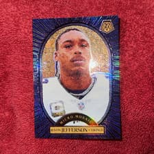 Justin Jefferson 2025 Panini Mosaic Micro Mosaic card