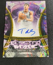2025-26 Topps Cosmic Chrome Electro Static Signatures Tristan da Silva #ESS-TD card