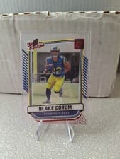 2024 Clearly Donruss The Rookies Blake Corum #19 card