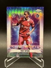 Trey Nyoni 2024 Topps Chrome UEFA Wonderkids card