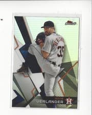Justin Verlander 2018 Topps Finest card
