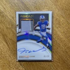 Jameson Williams 2022 Panini Immaculate Collection card