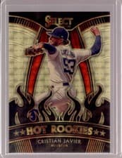 Cristian Javier 2021 Panini Select Hot Rookies card