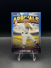 2025 Finest Arrivals Jace Jung #A-4 card