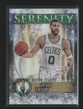 Jayson Tatum 2025 Topps Chrome Serenity card