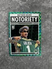 2025 Panini Mosaic Notoriety Matthew Golden #21 card