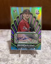 2024 Topps Big League Opening Act Autographs Gavin Williams #OAA-GW card