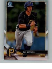 Cal Mitchell 2018 Bowman Draft card