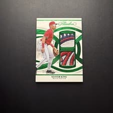 2025 Panini Flawless Dual Prospect Patches Seaver King #5 card