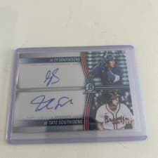 Tate Southisene/Ty Southisene 2025 Bowman Draft Prospect Dual Autographs card