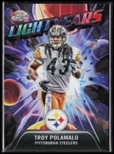 2025 Topps Cosmic Chrome Light Years Troy Polamalu #LY-20 card
