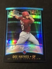 Dee Haynes 2001 Bowman Chrome card