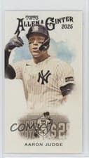 Aaron Judge 2025 Topps Allen and Ginter 1889 N22 card