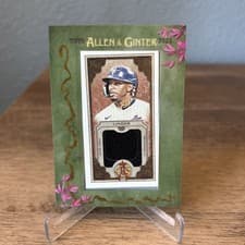 2025 Topps Allen & Ginter Allen & Ginter Mini Framed Relics Francisco Lindor #MFR-FL card