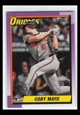 2025 Topps 1990 Topps Baseball (Series One) Coby Mayo #T90-93 card