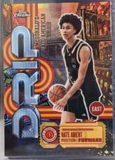 2025 Topps Chrome McDonald's All American All American Drip Nate Ament #AA-2 card