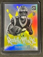 2025 Donruss Optic Rookie Kings Trevor Etienne #19 card