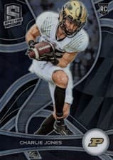 Charlie Jones 2023 Panini Chronicles Draft Picks Spectra card