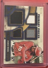 2025 Topps Museum Collection Single Player Primary Pieces Quad Relics James Wood #SPPQ-CA card