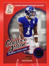 2025 Topps Signature Class Class Action Malik Nabers #CA-23 card