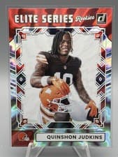 2025 Donruss The Elite Series Rookies Quinshon Judkins #ESR-QJS card
