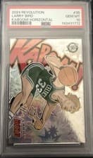 Larry Bird 2024 Panini Revolution Kaboom Horizontal card