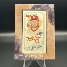 Harrison Bader 2018 Topps Allen & Ginter Framed Mini Autographs card