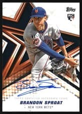 2026 Topps Baseball Stars Autographs Brandon Sproat #BSA-BSP card