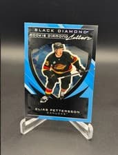2025-26 Upper Deck Black Diamond Rookie Diamond Cutters Elias Pettersson #RDC-EP card