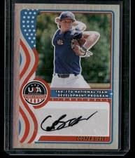 2025 Panini Stars & Stripes 16U/17U National Team Signatures Cooper Sides #NTS-CS card