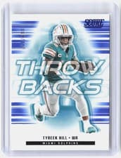 2025 Score Throwbacks Tyreek Hill #18 card
