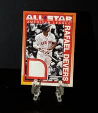 2025 Topps 1990 Topps Baseball All-Star Relics Rafael Devers #90ASR-RD card