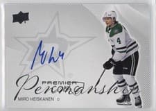 2024-25 Upper Deck Premier Premier Penmanship Miro Heiskanen #PEN-MH card