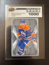 Connor McDavid 2024 Upper Deck Population Count card