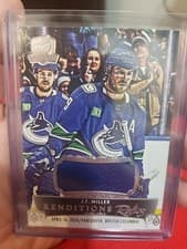 J.T. Miller 2024-25 Upper Deck The Cup Rendition Relics card