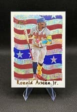 Ronald Acuna Jr. 2025 Topps Archives Cyberstats card