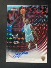 2025-26 Finest Colossal Shots Autographs Sion James #CS-SJ card