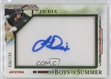 2025 Panini Boys of Summer Jumbo Acetate Signatures JD Dix #15 card