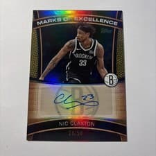 2025-26 Topps Marks of Excellence Nic Claxton #ME-NC card
