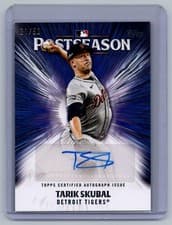 2025 Topps Postseason Performance Autograph Tarik Skubal #PPA-TS card