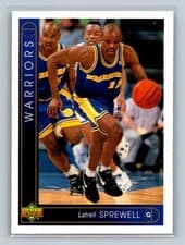 Latrell Sprewell 1993-94 Upper Deck Base Set card